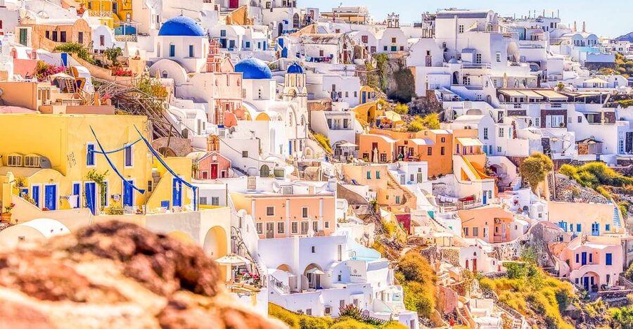 Santorini: Top Sights Day Trip, Wine Tasting, & Oia Sunset - Getting Oriented on Santorini From Profítis Ilías