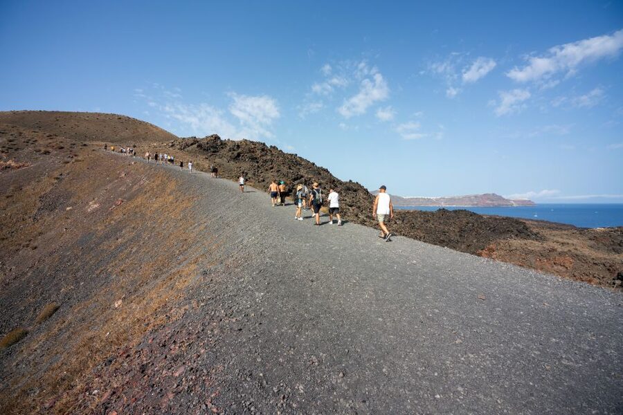 Santorini: Volcanic Islands Cruise with Hot Springs Visit - The caldera sailing loop: where the views actually land