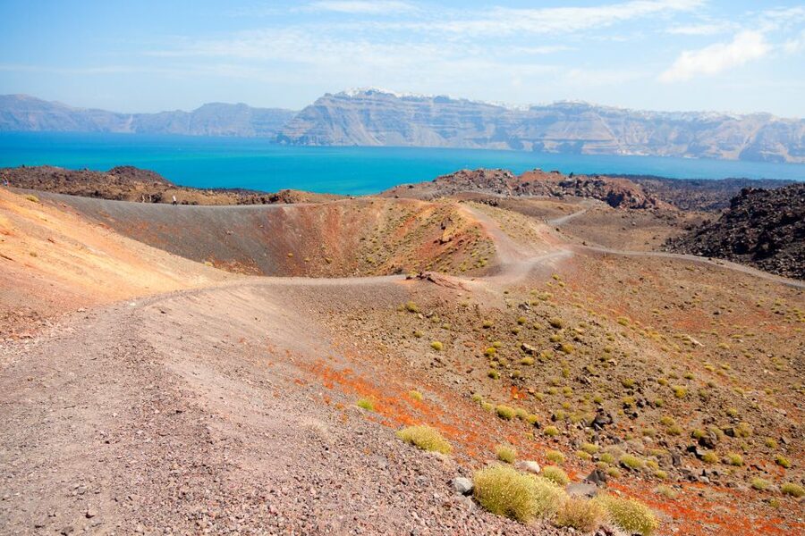 Santorini: Volcano and Hot Springs Sunset Dinner Cruise - 4) Nea Kameni Volcano Hike: Worth It, But Respect the Terrain