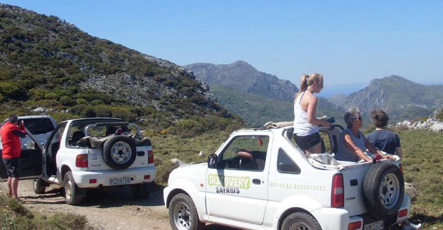 Self-Drive Jeep Safari to South Coast, Palm Beach & Canyons - Crete by Open-Roof Jeep, With More Freedom Than a Bus