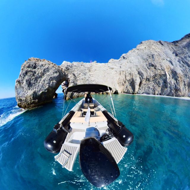Skiathos: Private Lalaria Beach and Caves Speedboat Tour - Lalaria Beach, the boat-only swim icon, with real time to enjoy it