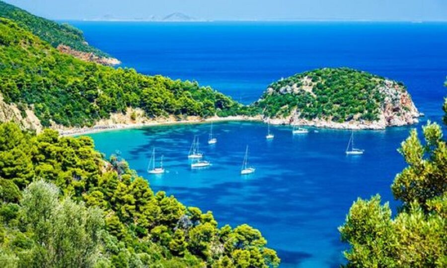 Skopelos: The Mamma Mia Island Tour - Kastani: the filmset beach stop with time to swim and reset