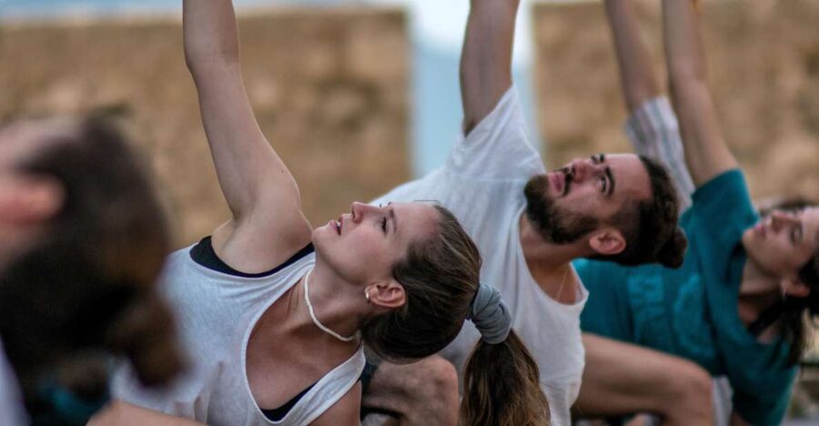 Sunrise Yoga & Meditation Acropolis & 360 view - Practicing yoga and meditation with Athens, the Acropolis, and the sea in your line of sight