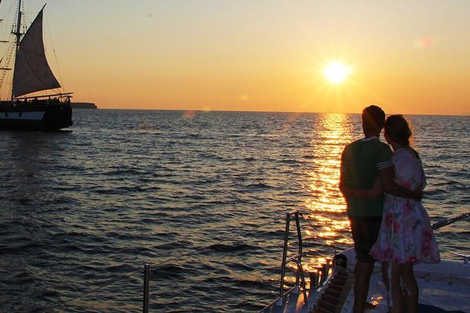Sunset Sailing Catamaran Cruise in Santorini with BBQ and Drinks - What the $95.53 includes, and why it feels fair