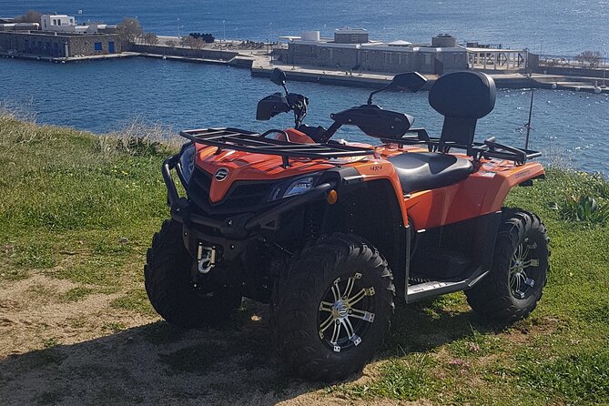 THE ORIGINAL Rent an ATV/QUAD 450cc and explore mykonos on wheels - ATV first, tour bus last: why this works in Mykonos