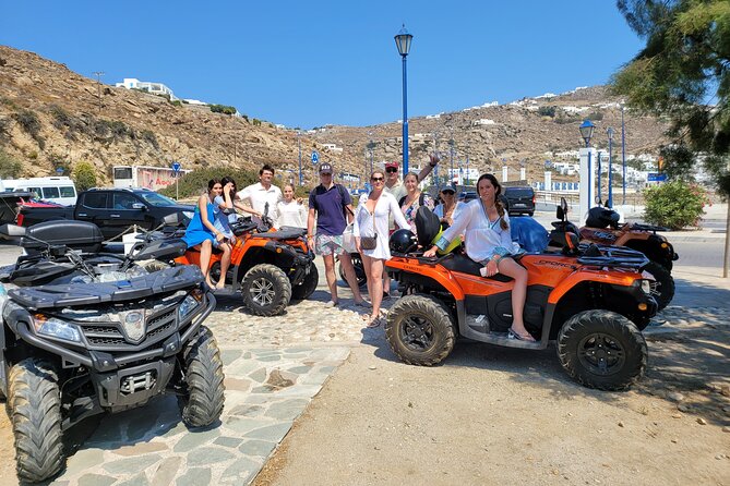 THE ORIGINAL Rent an ATV/QUAD 450cc and explore mykonos on wheels - Pickup, helmets, and the “get out of town fast” advantage