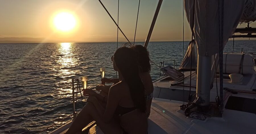 Thessaloniki Sunset Cruise departing from Nea Michaniona - Blue Foam and the onboard comfort you’ll notice right away