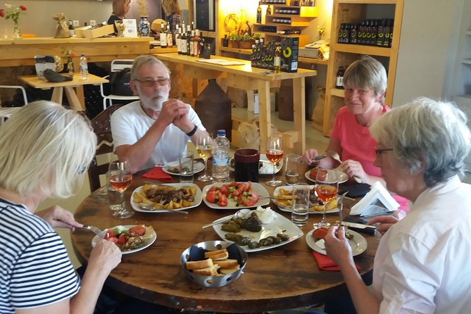 Wine & Olive Oil Tour with Lunch - Semi Private Safari Tour - Vouves Olive Tree Museum: the 3000-year touch test