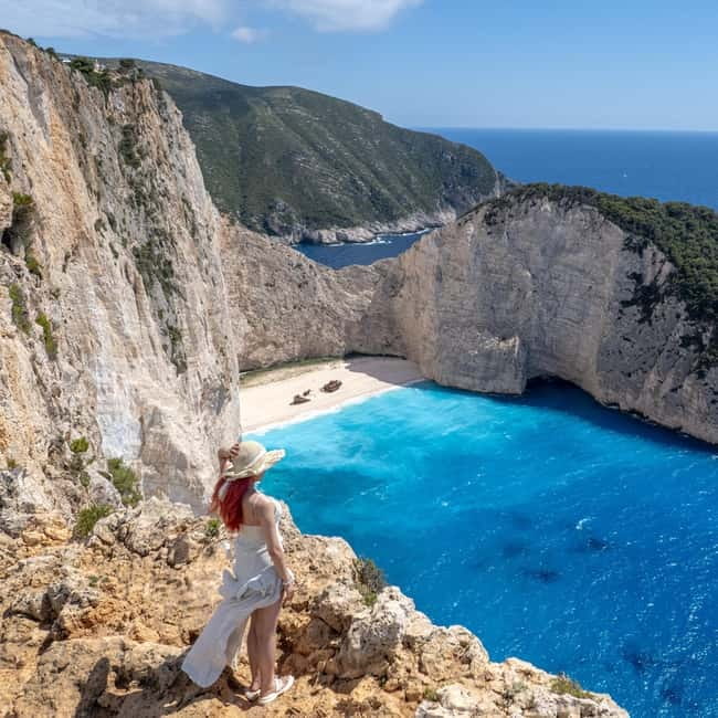 Zakinthos: Shipwreck Beach and Blue Caves Land and Sea Tour - Maravelia Cave, Poseidons Face, and the lunch stop that breaks the day