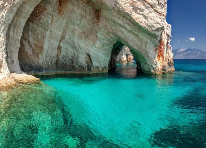 Zakynthos: Blue Caves and Navagio Bay Swim Cruise - Blue Caves swim stop: why the boat size changes everything