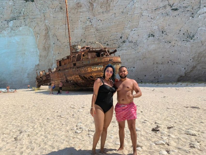 Zakynthos: early morning Shipwreck,Blue Caves and view point - Exo Chora: the 2000-year-old olive tree stop