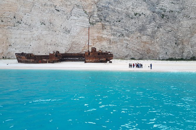 Zakynthos : One day small group tour to Navagio beach Blue Caves & top view - Makris Gialos and Xigia: Quick Photo Angles and the Sulfur Springs “Spa”
