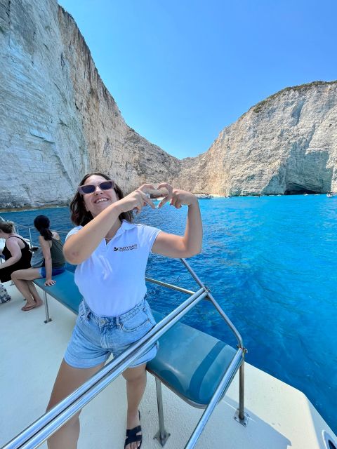 Zakynthos: Shipwreck Beach with Blue Caves Land & Sea Tour - Blue Caves stops, glass-bottom views, and making the most of cave time