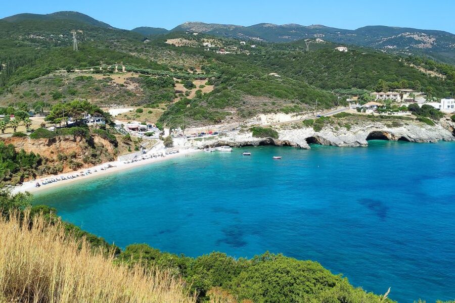 Zakynthos Small Group Tour Shipwreck & Blue Caves Land & Sea - Sfogio Beach, White Beach, and Maravelia Cave: more chances to swim