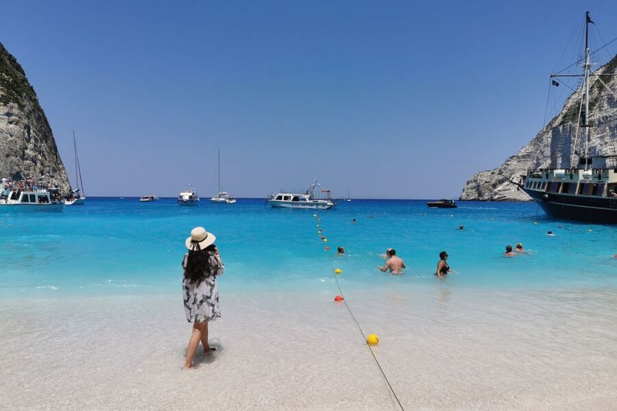 Zakynthos Small Group Tour Shipwreck & Blue Caves Land & Sea - Anafonitria lunch: traditional food without rushing