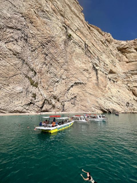 Zakynthos: Turtle Island & Keri Caves Glass-Bottom Boat Tour - Laganas cruising, marine life viewing on the way
