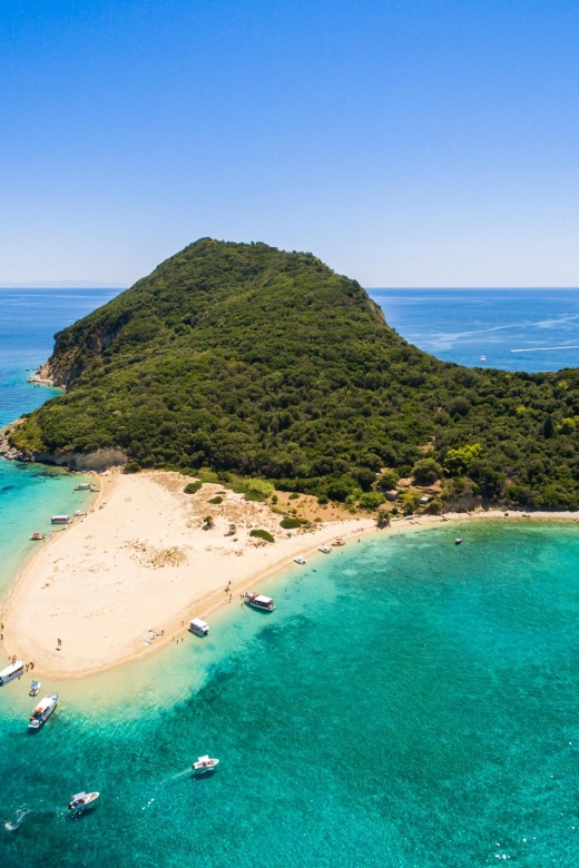 Zakynthos: Turtle Island & Keri Caves Glass-Bottom Boat Tour - Marathonisi (Turtle Island), the turtle beach area and your big swim break